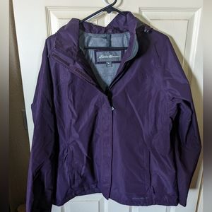 Eddie Bauer Purple Rain Jacket- Large